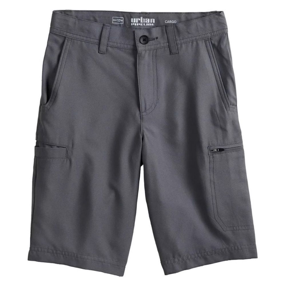 Boys Urban Pipeline™ Tech Cargo Shorts NWT Size 14 Regular Gray